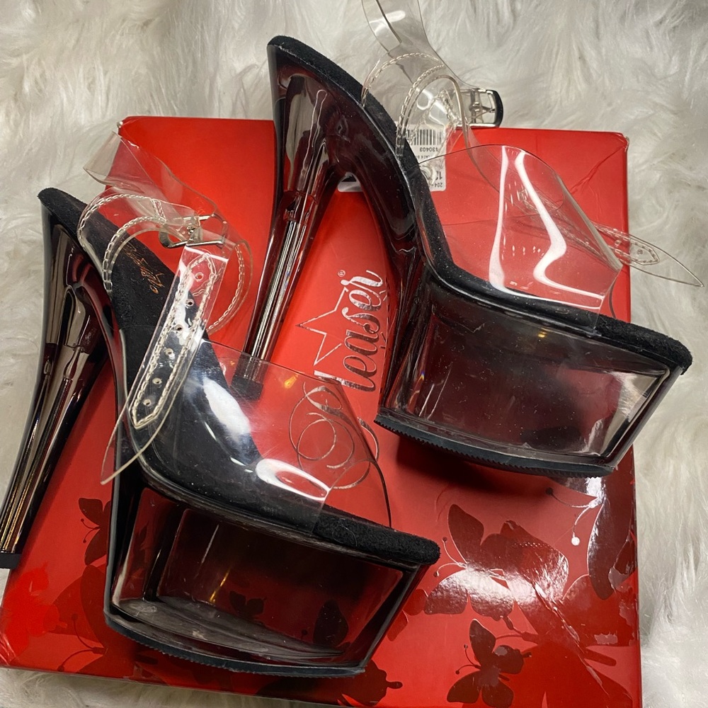 COPY - Pleasers black stiletto heels